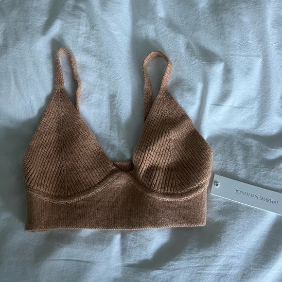 Jonathan Simkhai Tops - Jonathan Simkhai knit bralette